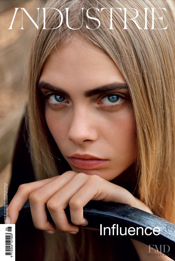 Cara Delevingne featured on the Industrie cover from September 2013