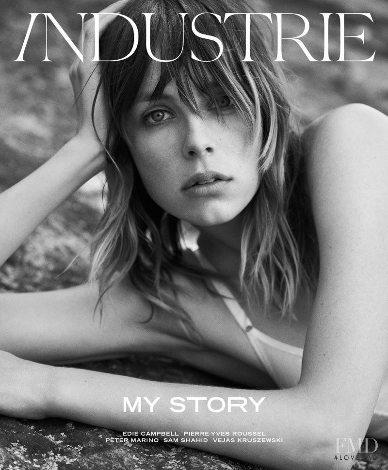 Edie Campbell featured on the Industrie cover from September 2016