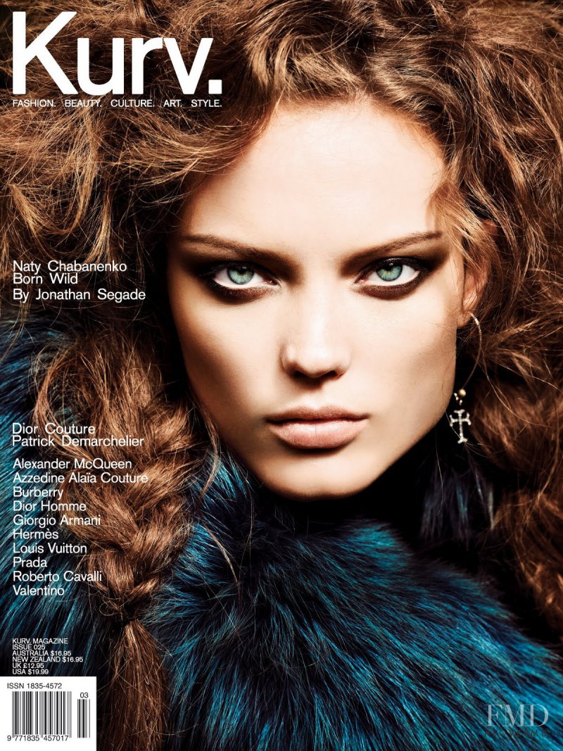 Natalia Chabanenko featured on the Kurv. cover from December 2011