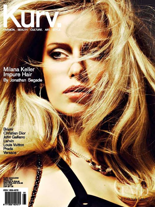 Milana Keller featured on the Kurv. cover from March 2011