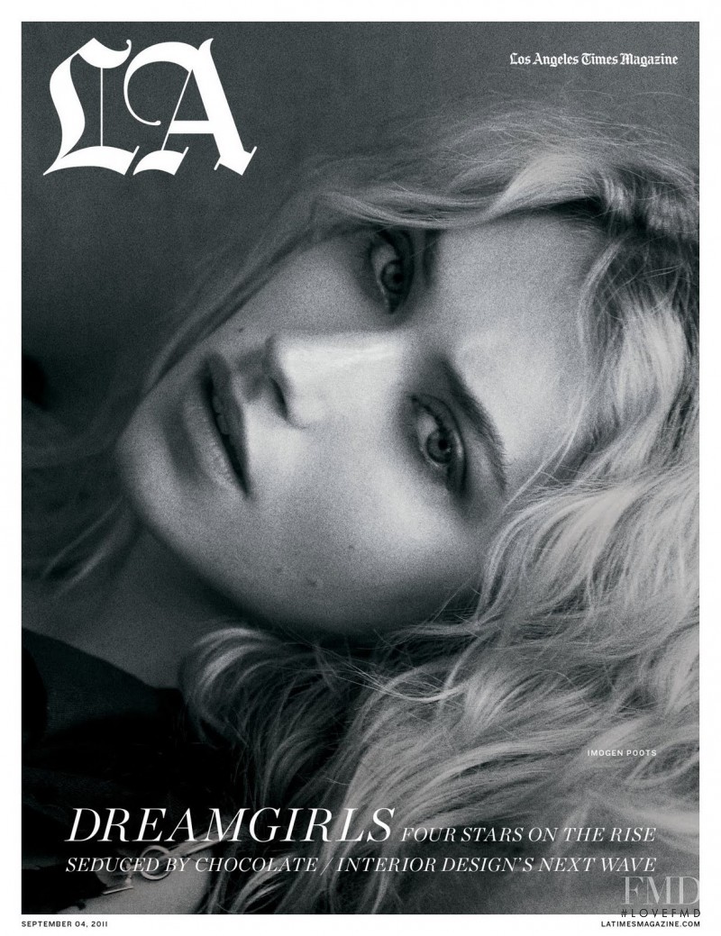 Imogen Poots featured on the LA Times cover from October 2011