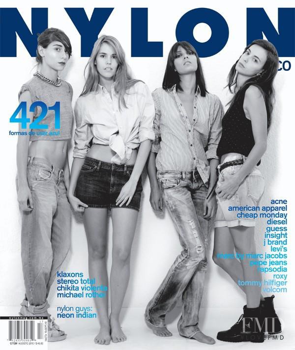 Cecilia Delgadillo, Ariadna Mijares featured on the Nylon Mexico cover from August 2010