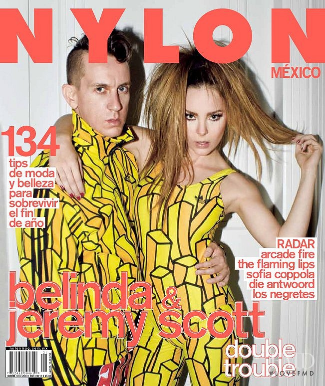 Jeremy Scott<br>Belinda featured on the Nylon Mexico cover from December 2011