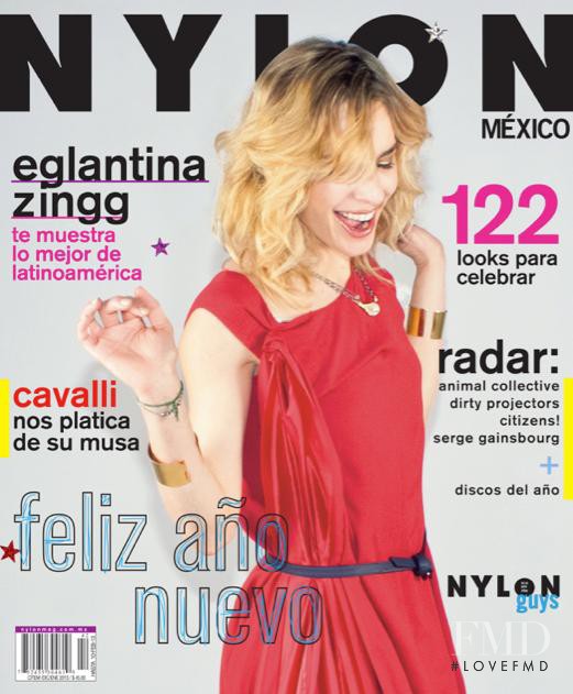 Eglantina Zingg featured on the Nylon Mexico cover from December 2012