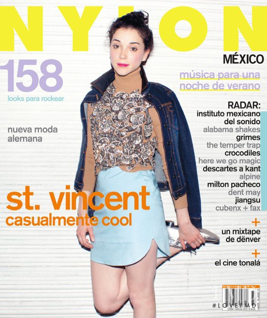  featured on the Nylon Mexico cover from June 2012