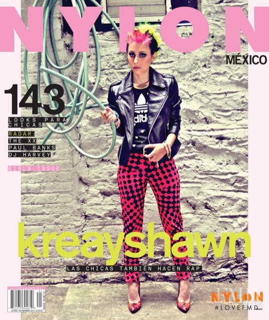 Kreayshawn featured on the Nylon Mexico cover from November 2012