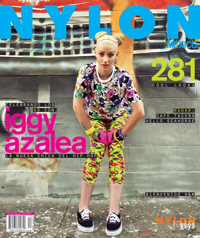 Iggy Azalea featured on the Nylon Mexico cover from October 2012