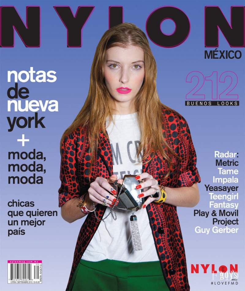  featured on the Nylon Mexico cover from September 2012
