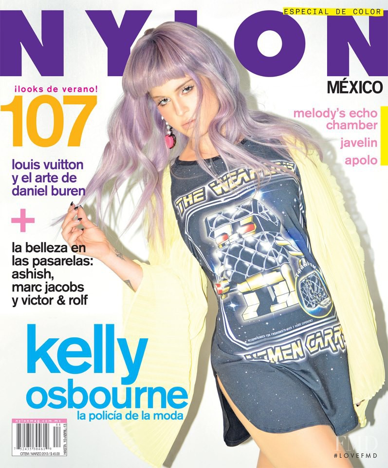 Kelly Osbourne featured on the Nylon Mexico cover from March 2013