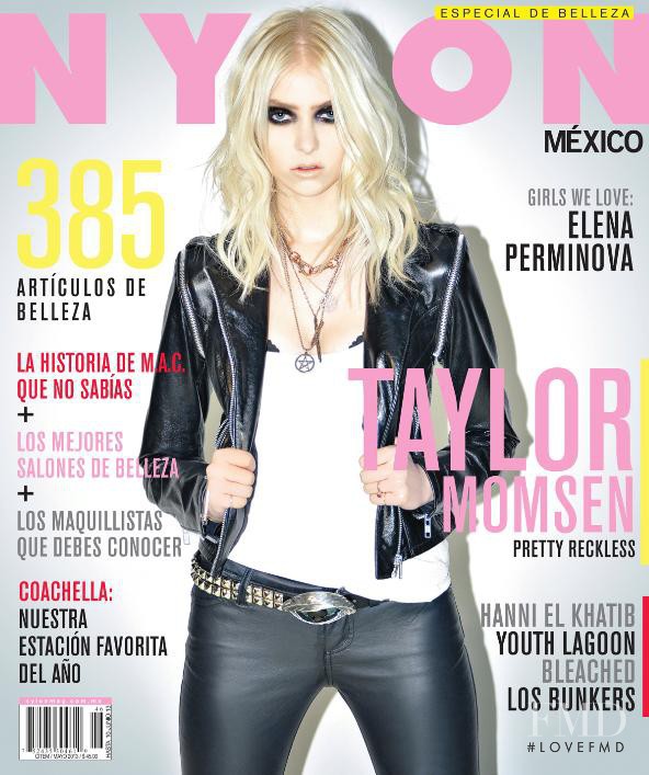 Taylor Momsen featured on the Nylon Mexico cover from May 2013