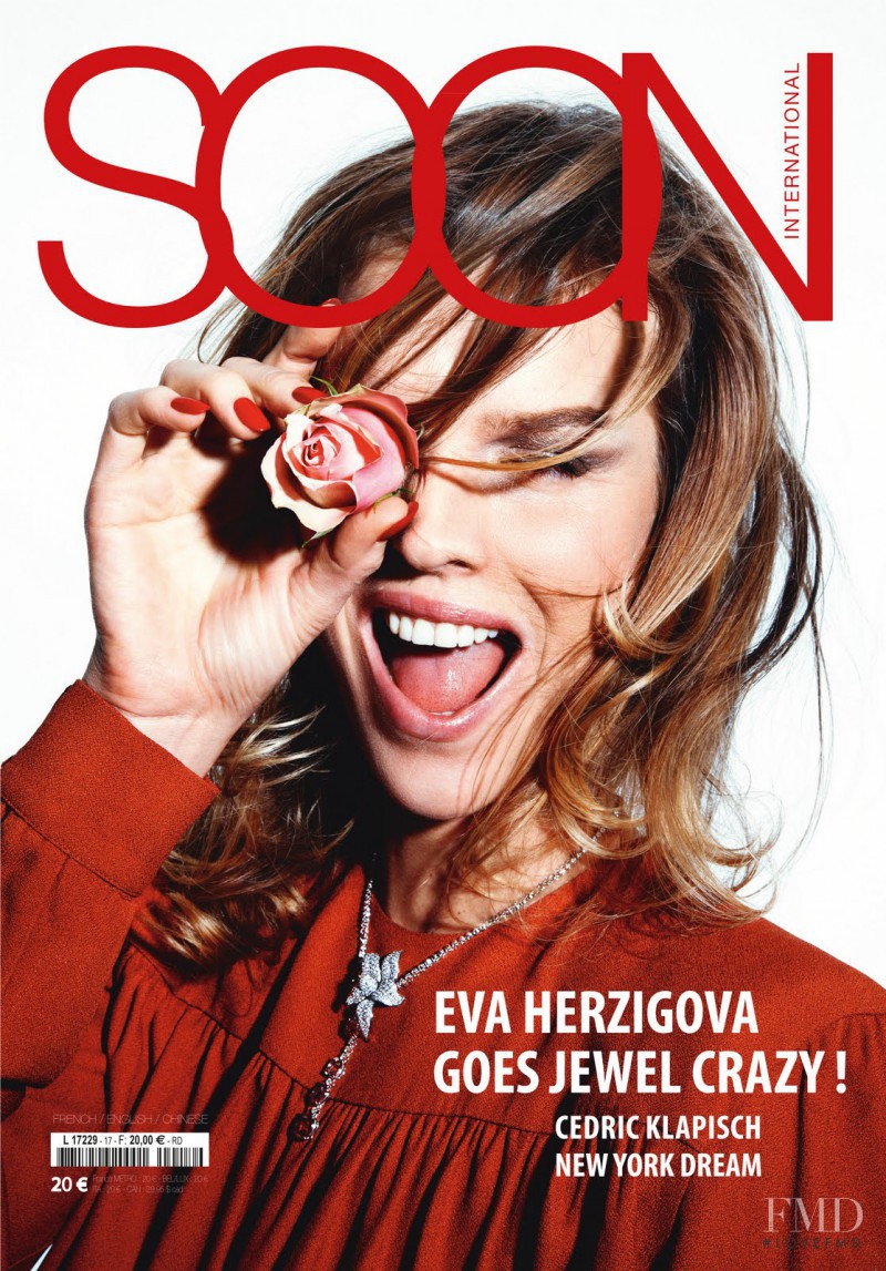 Eva Herzigova featured on the SOON International cover from March 2012