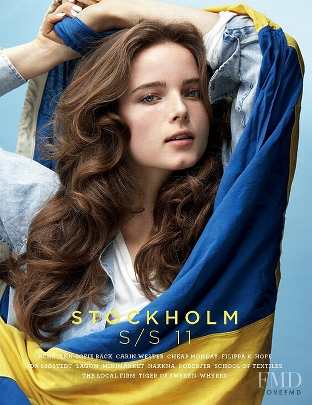 Anna de Rijk featured on the Stockholm S/S/A/W cover from February 2011