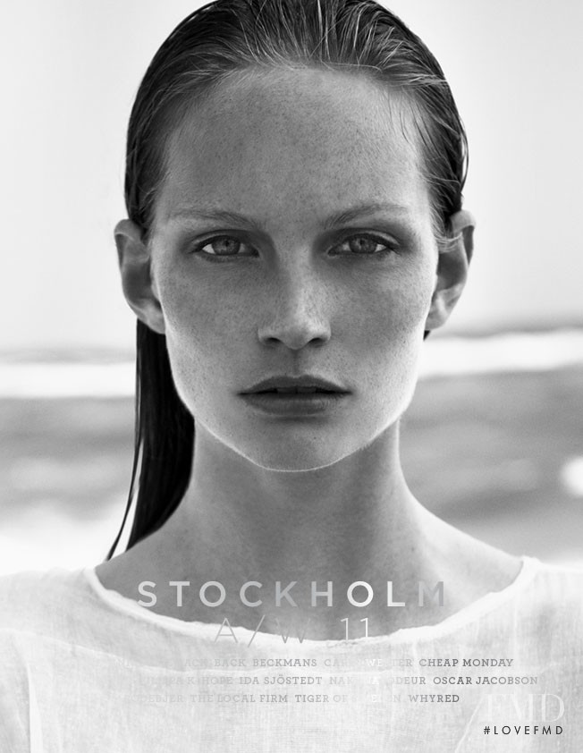 Katrin Thormann featured on the Stockholm S/S/A/W cover from September 2011