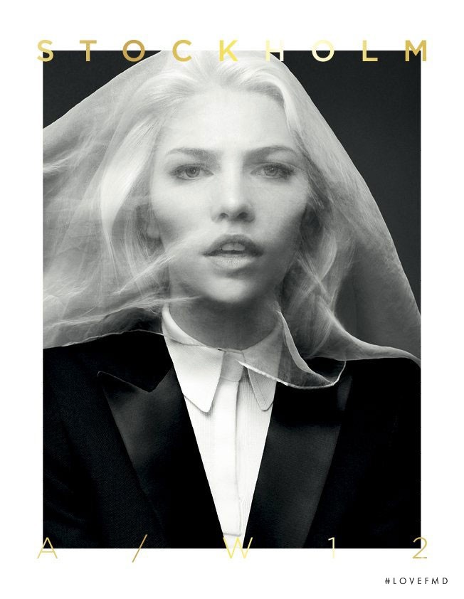 Aline Weber featured on the Stockholm S/S/A/W cover from September 2012