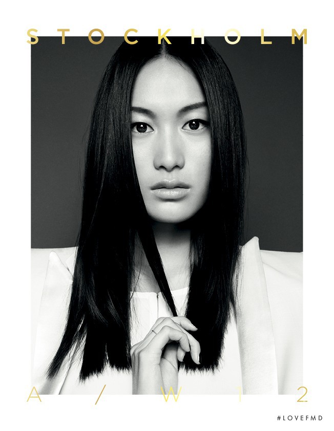 Shu Pei featured on the Stockholm S/S/A/W cover from September 2012