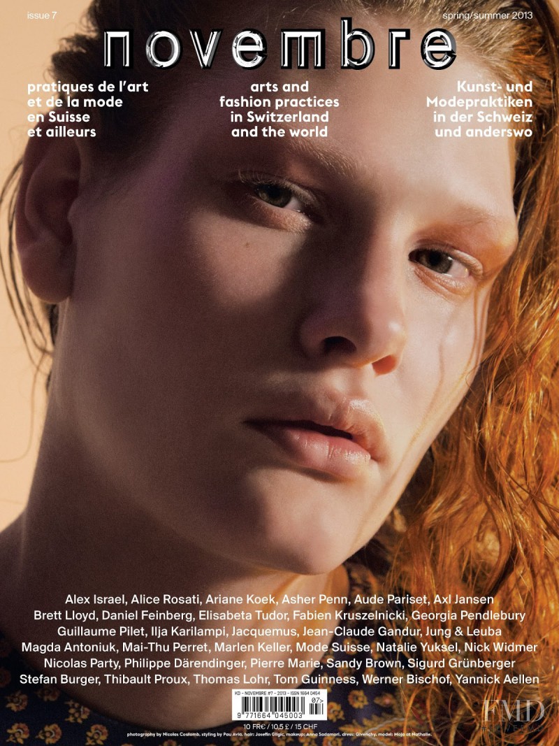 Maja Matkovic featured on the novembre cover from March 2013