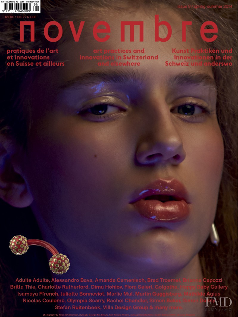 Sabina Lobova featured on the novembre cover from March 2014