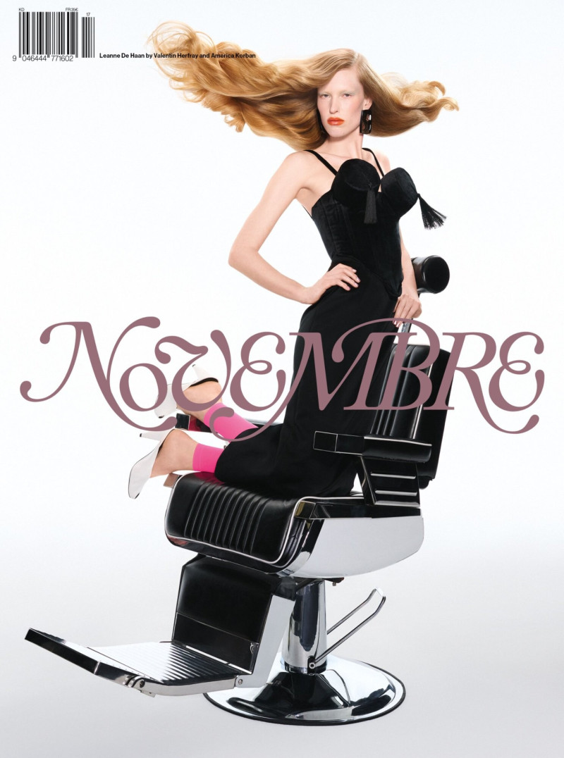 Leanne de Haan featured on the novembre cover from July 2025