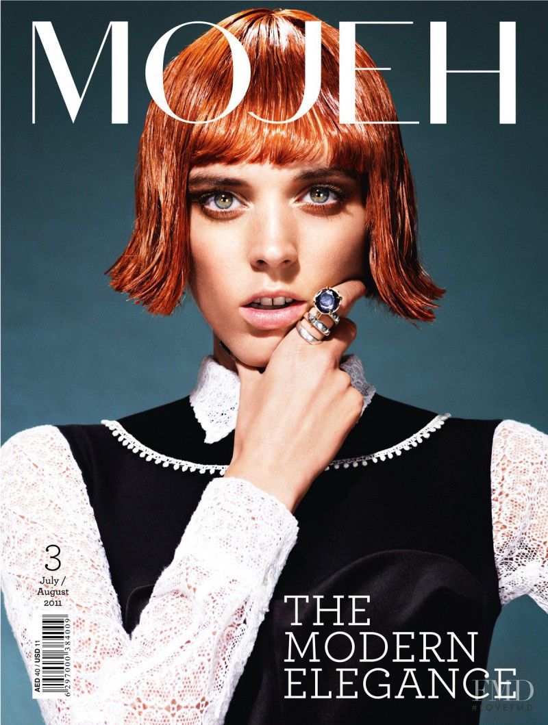 Dovile Virsilaite featured on the MOJEH cover from July 2011