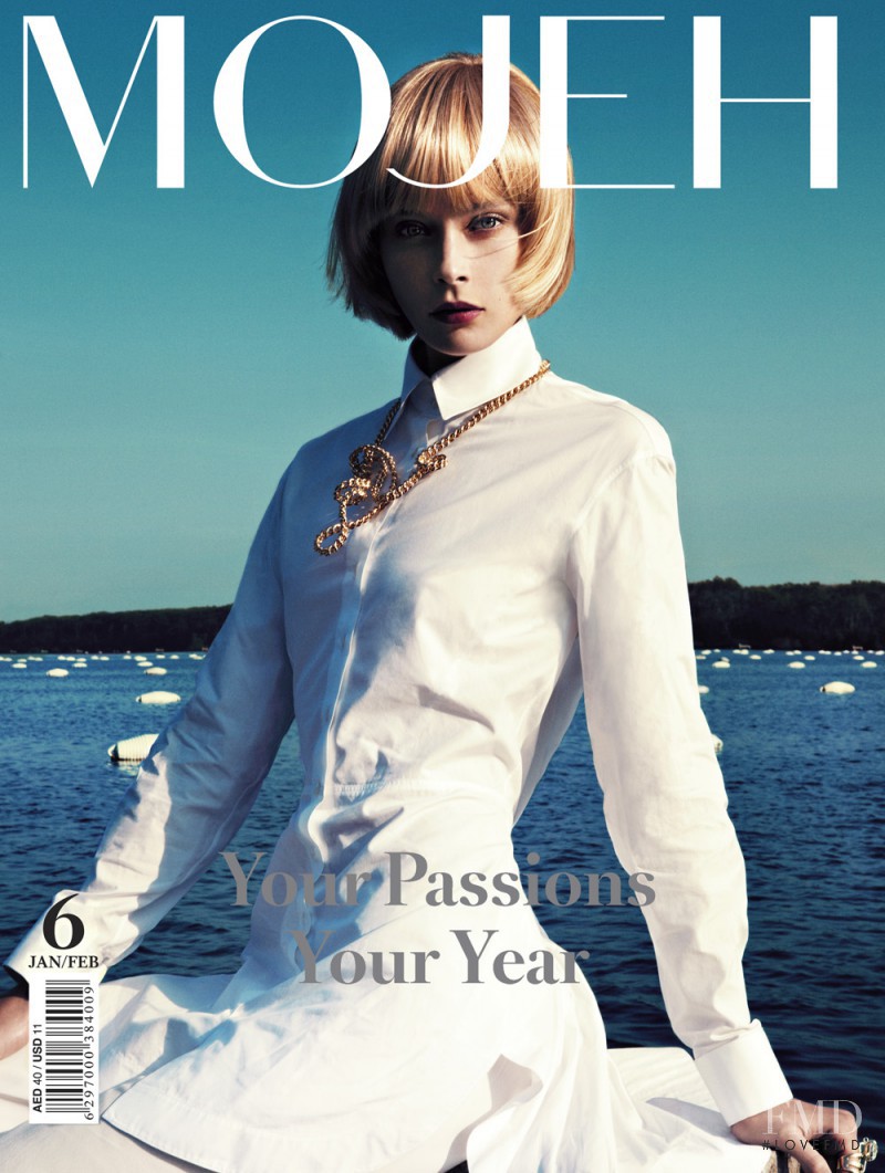 Inguna Butane featured on the MOJEH cover from January 2012