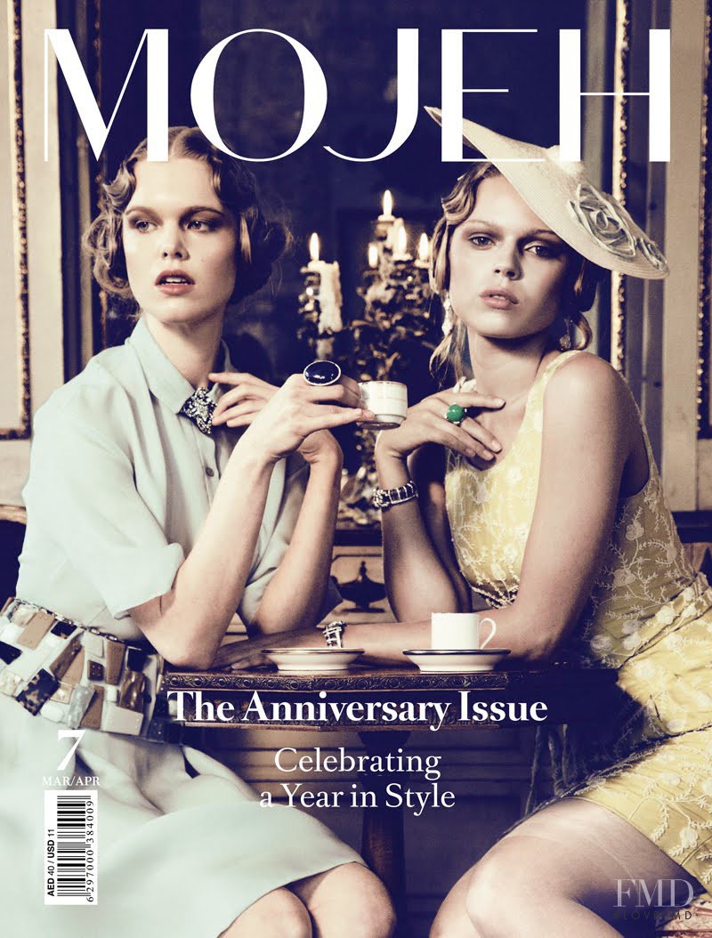 Juliana Forge, Olivia Gordon featured on the MOJEH cover from March 2012