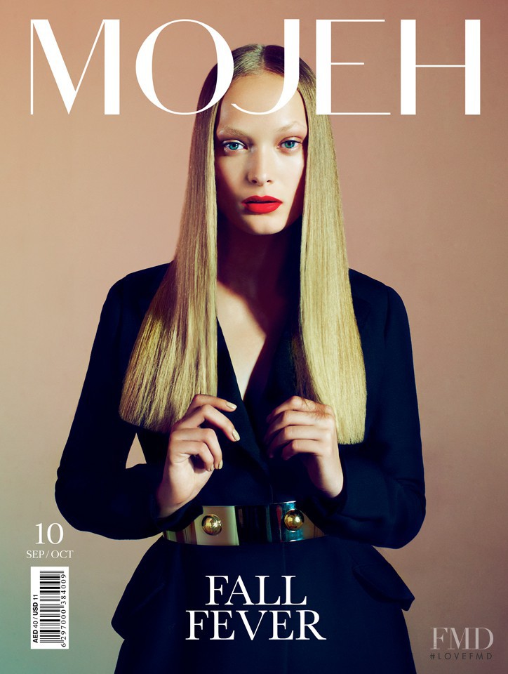 Egle Jezepcikaite featured on the MOJEH cover from September 2012