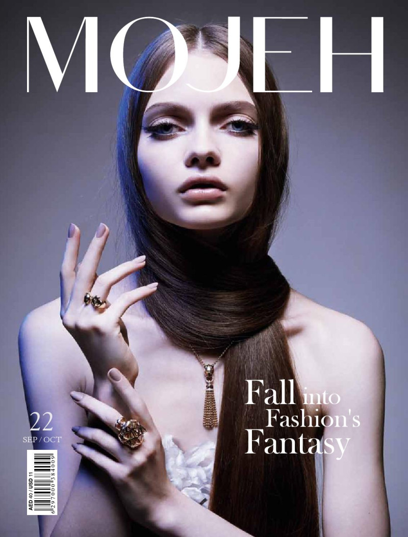 Katiusha Feofanova featured on the MOJEH cover from September 2014