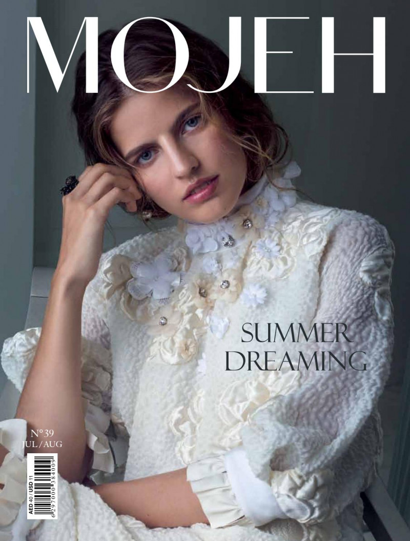 Anja Carosini featured on the MOJEH cover from July 2016