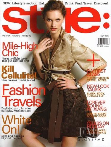 Elcee Orlova featured on the Style: Singapore cover from November 2005