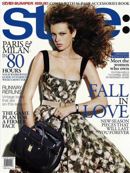 Aniek van Damme featured on the Style: Singapore cover from September 2010