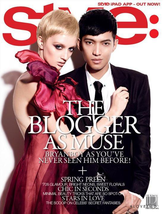Marina Metelkina featured on the Style: Singapore cover from February 2011