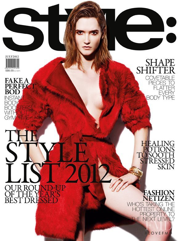 Maddie Welch featured on the Style: Singapore cover from July 2012