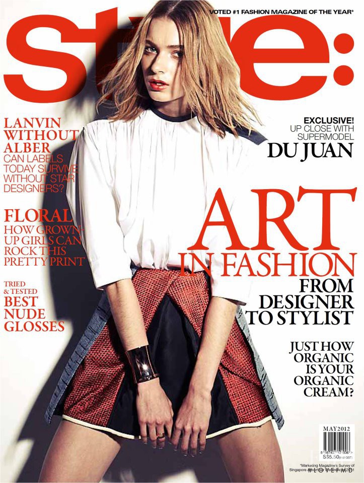 Vivian Witjes featured on the Style: Singapore cover from May 2012