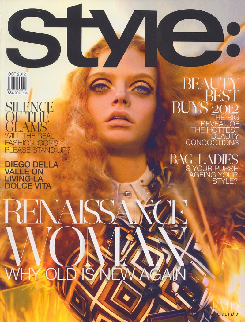 Marthe Wiggers featured on the Style: Singapore cover from October 2012