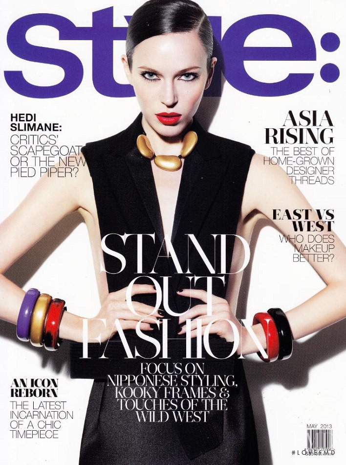 Tania Ryneiskaya featured on the Style: Singapore cover from May 2013
