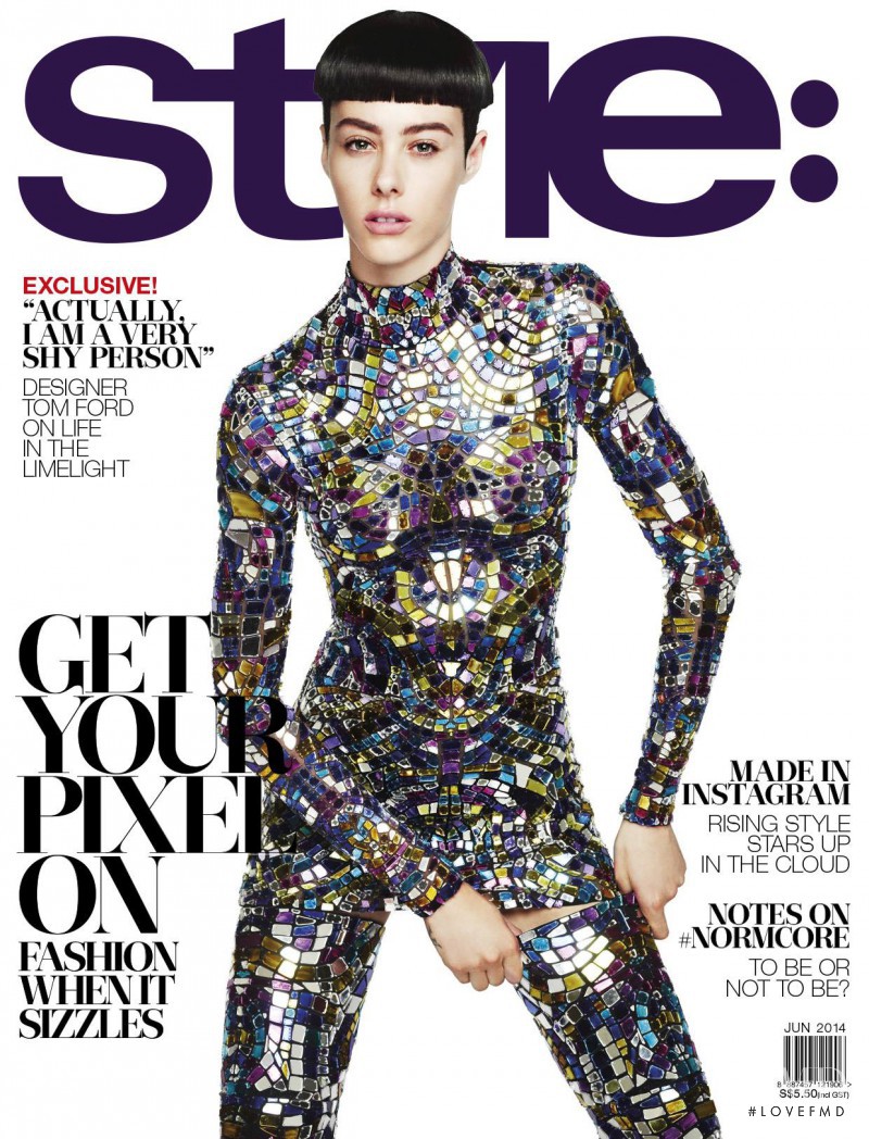 Lily featured on the Style: Singapore cover from June 2014
