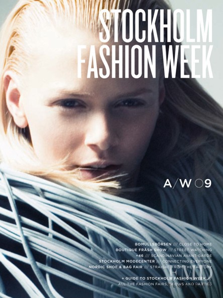  featured on the SFW - Stockholm Fashion Week cover from September 2009