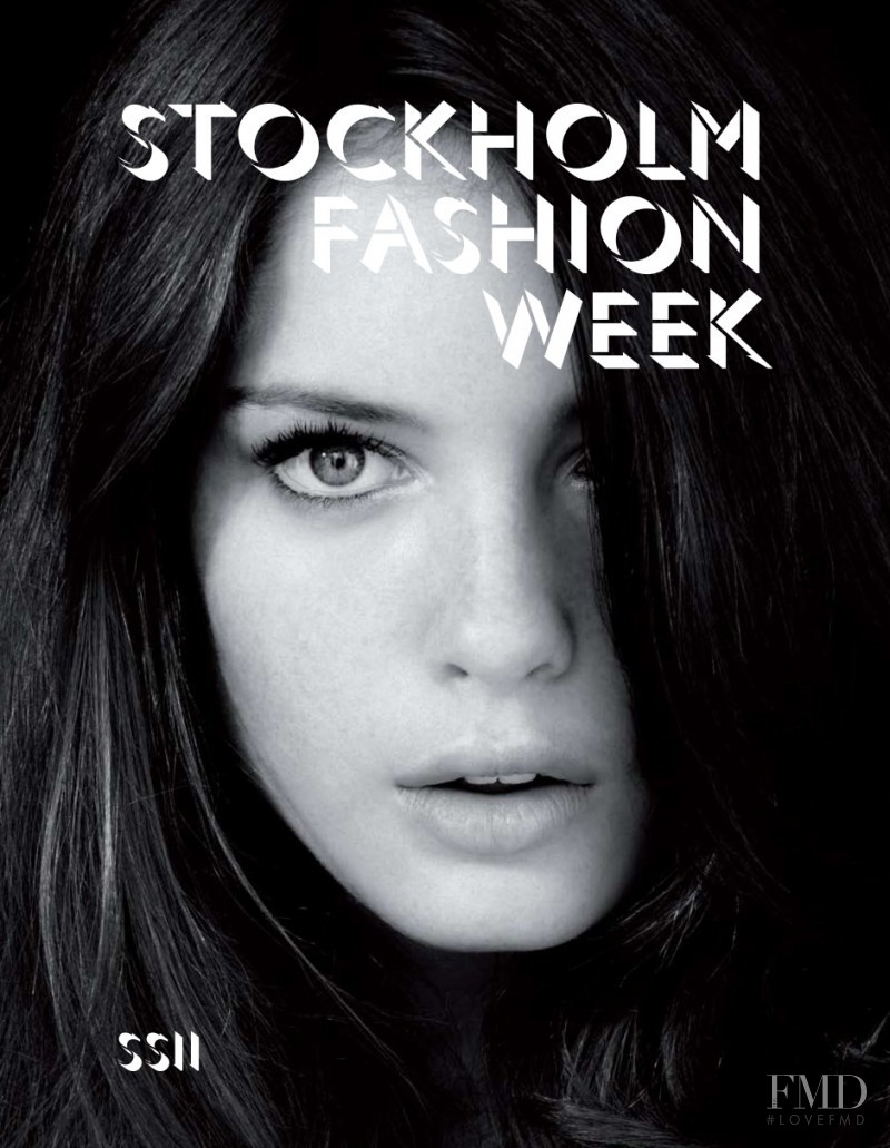 Sandrah Hellberg featured on the SFW - Stockholm Fashion Week cover from March 2011
