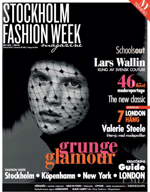  featured on the SFW - Stockholm Fashion Week cover from August 2012