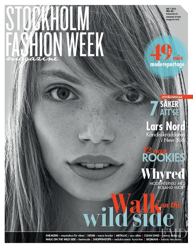  featured on the SFW - Stockholm Fashion Week cover from February 2013