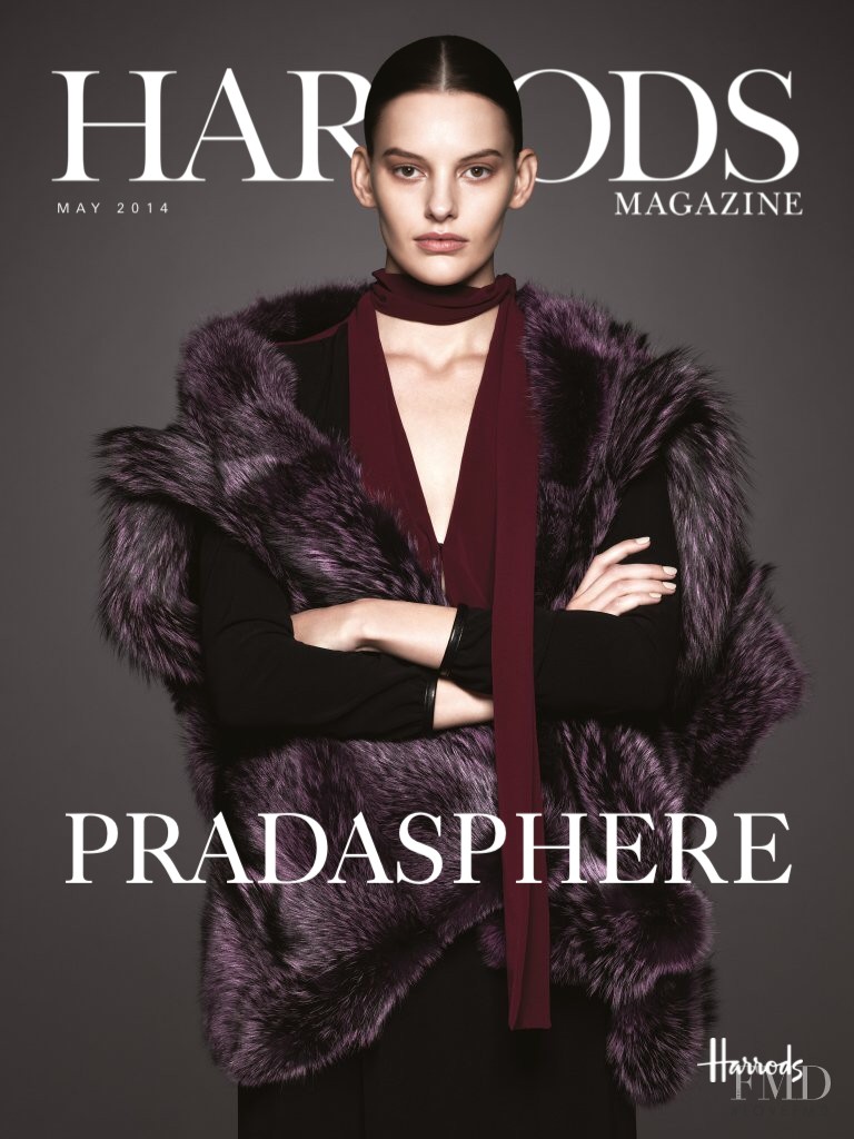 Amanda Murphy featured on the Harrods Magazine  cover from May 2014