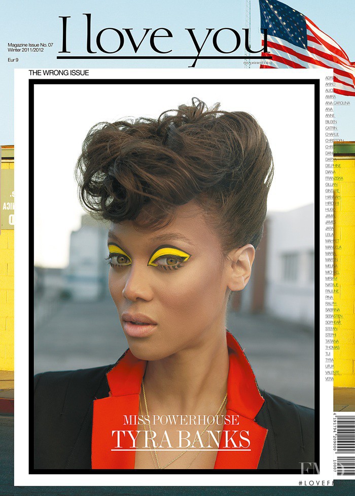 Tyra Banks featured on the I Love You  cover from December 2011