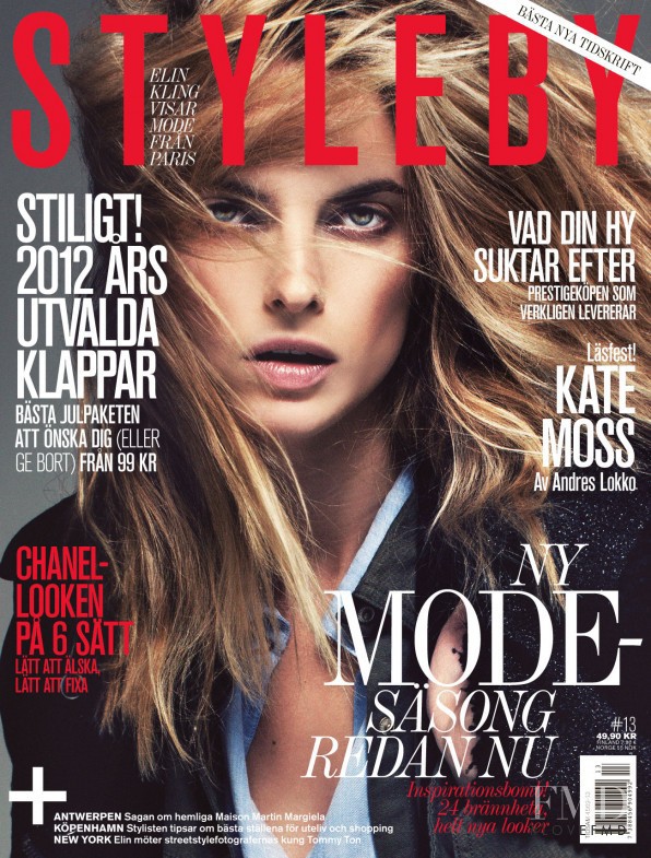 Sophie Holmes featured on the Styleby cover from November 2012