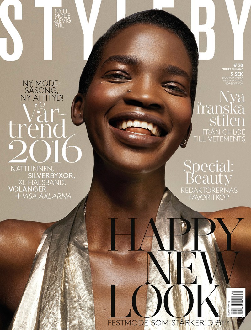 Aamito Stacie Lagum featured on the Styleby cover from December 2015