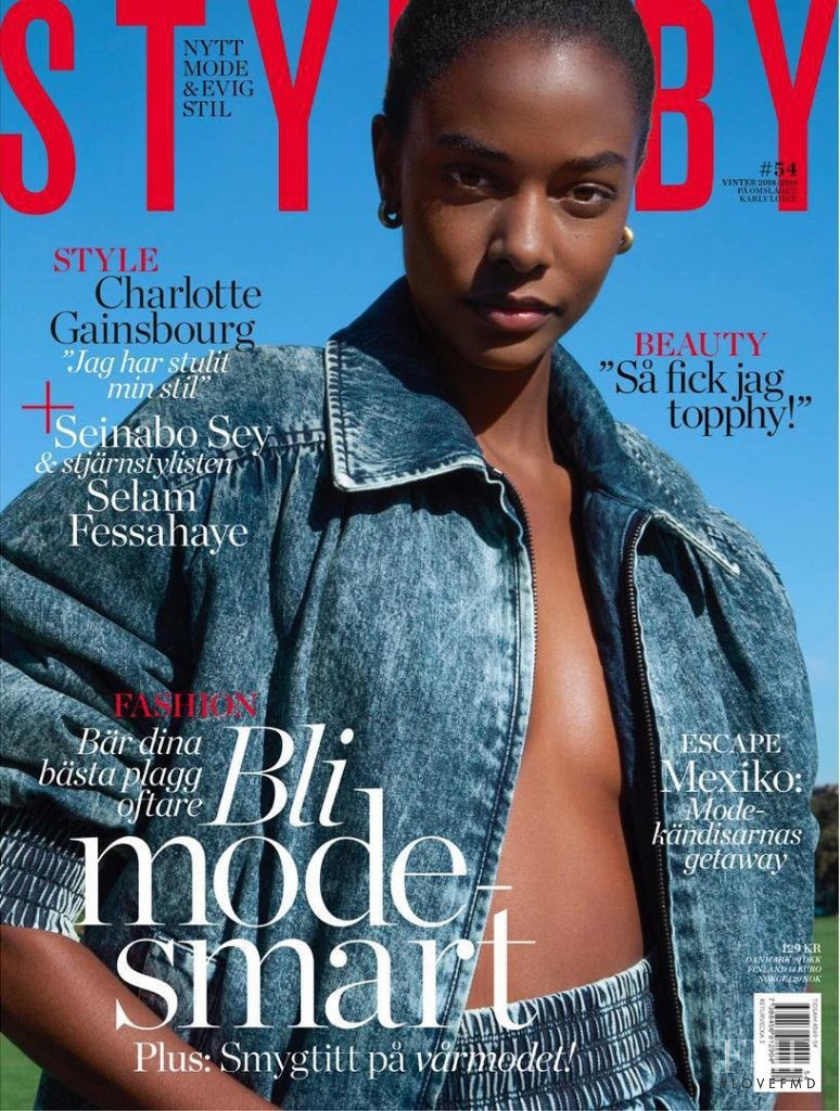 Karly Loyce featured on the Styleby cover from November 2018