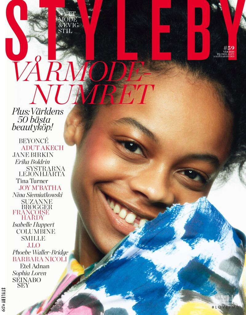 Aaliyah Hydes featured on the Styleby cover from March 2020