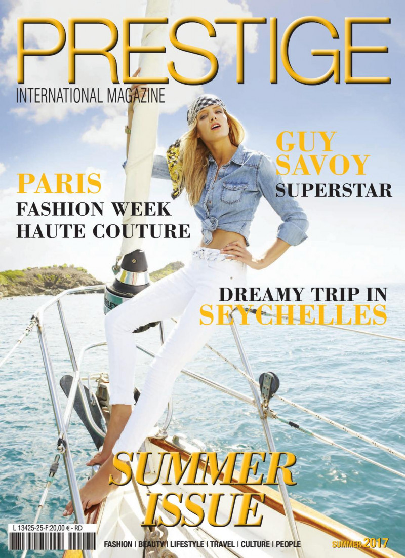  featured on the Prestige International Magazine cover from June 2017