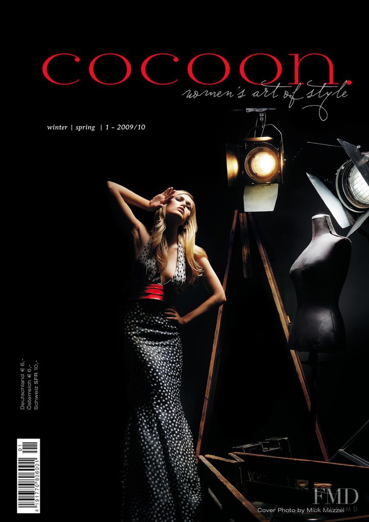 Marie featured on the Cocoon Magazine cover from December 2009