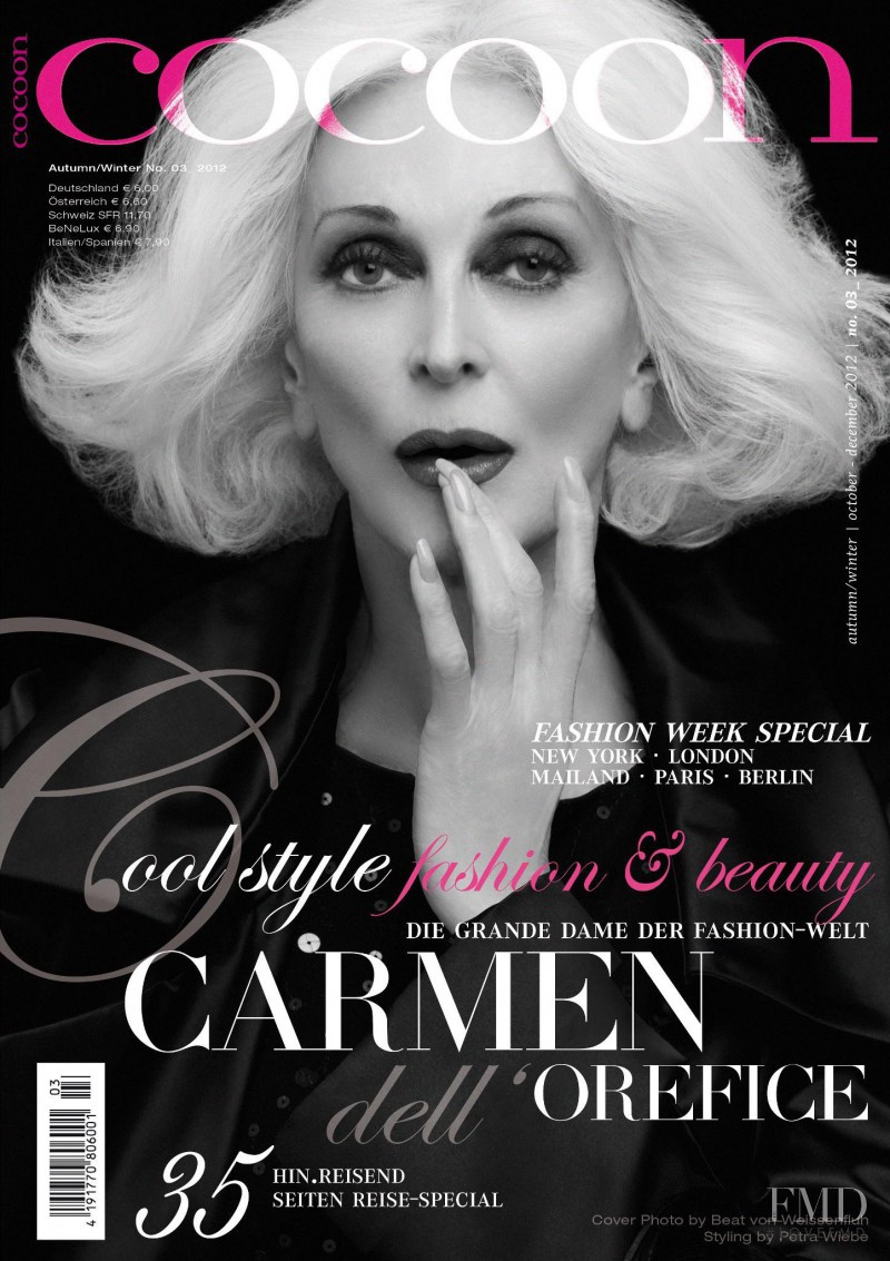 Carmen Dell\'Orefice featured on the Cocoon Magazine cover from September 2012