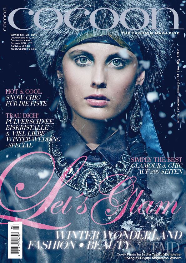Romina Brennecke featured on the Cocoon Magazine cover from December 2013